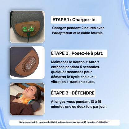 CALLIXE – Oreiller de traction cervicale par EVOZEA™