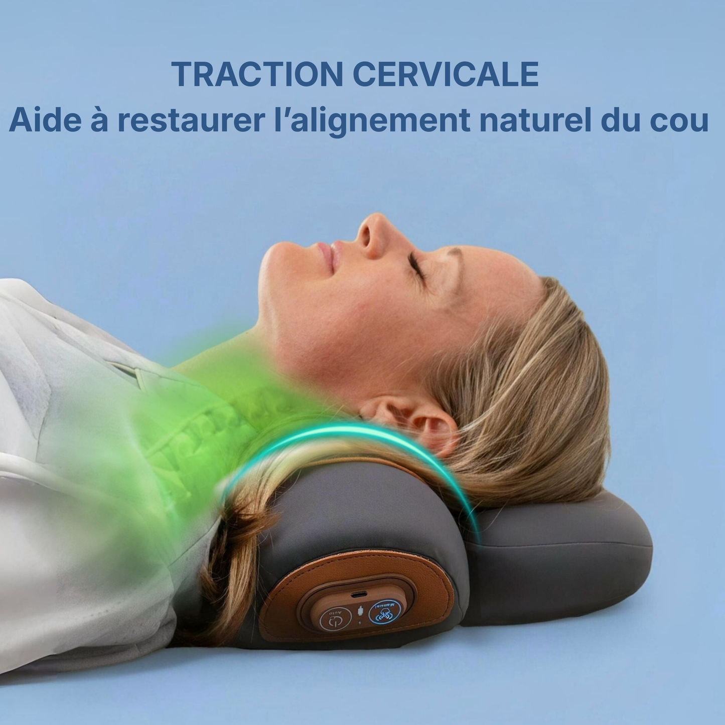 CALLIXE – Oreiller de traction cervicale par EVOZEA™